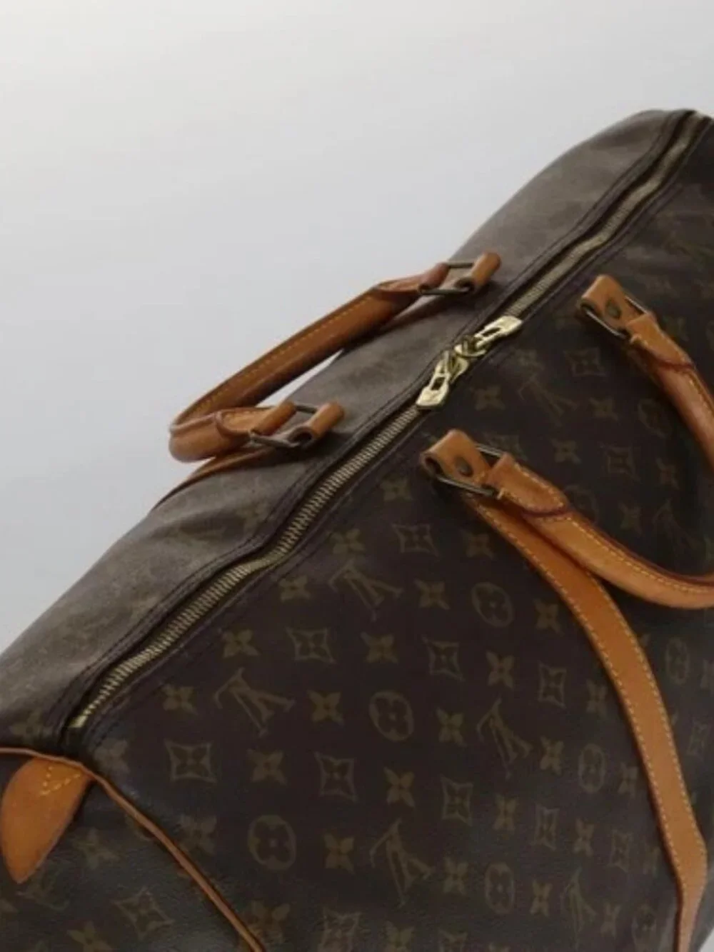 LOUIS VUITTON Monogram Keepall 60 Boston Bag M41422 LV Auth 109934